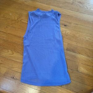 MANGO SPARKLY MOCK NECK TANK SHEER
